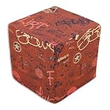 Just The Facts Brick 15x15x15 Ottoman - Chooty & Co. be15k412