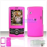 SOLID HOT PINK SNAP-ON COVER HARD CASE PHONE PROTECTOR (With Optional Swivel Belt Clip) for T-MOBILE HTC SHADOW