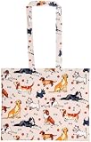 603DBN --- Dog & Bone --- Hunde -- Hund ---Schultertasche --- Baumwollgewebe --- Tasche --- Shopper --- 37 x 30.5 x 13 cm
