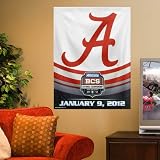NCAA Alabama Crimson Tide 27'' x 37'' 2012 BCS National Championship Game Vertical Flag