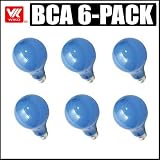 Wiko BCA 120V 250W Blue Inside Frosted A 21 E26 Base Bulb 6 Pack