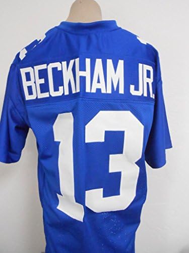 Odell Beckham Jr. Unsigned Custom Blue Football Jersey Men's Size Adult Large