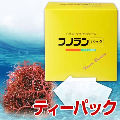 フノランパック（フノリのティーパック）【コンブ水よりすごいフノリエキス　3回使えるティーバッグタイプ】