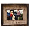 Grandchildren Glass Reflection Frame - Dark Tan/ Light Tan (4x6")