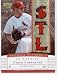 2007 Upper Deck Premier Patches Triple Gold #CC - Chris Carpenter - St Louis Cardinals - Serial #d 23/29 - Game Used Jersey Swatch