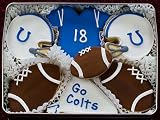 Colts Decorated Sugar Cookie Gift Tin