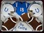 Colts Decorated Sugar Cookie Gift Tin