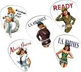 Clayton American Hotties 1 Dozen Guitar Picks, Medium