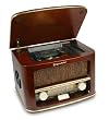 Roadstar HRA-1500MP Radio en bois 'Retro Design' CD / mp3 / wma
