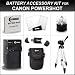 Clearmax® Accessories Bundle Kit for Canon Powershot SX260 HS, Elph 500 HS, S95 Digital Camera Includes Extended Replacement Canon NB-6L Battery + Ac/dc Charger + 50 Inch Pro Tripod w/ Case + Camera Case + USB 2.0 Sd Reader + LCD Screen Protectors + Cap Tripod