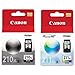 Canon PG-210XL /CL-211XL Color Ink Cartridge Combo Pack-Black