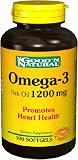 Fish Oil 1200mg - Promotes Heart Health, 100 sg,(Good