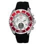 Swiss Military Hanowa Men's 06-4096-04-001-04 Sealander Silver Dial Rubber Strap Watch