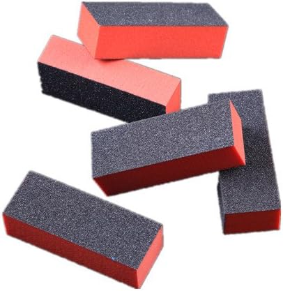 VIPMALL Nail Art Tips Black & Red Buffer Buffing Sanding Block Files Manicure Tool
