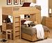 Natural Oak Loft Bed - Coaster 400087