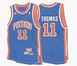 Isiah Thomas Detroit Pistons #11 Retro Swingman Adidas NBA Basketball Jersey (Royal Blue)