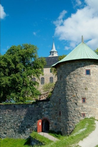Akershus Fortress in Oslo, Norway Journal: 150 page lined notebook/diary