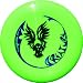 Eurodisc II 175g Ultimate Frisbee Creature NEONGRÜN