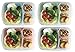 EWEI'S HomeWares Set of 4 Bento Lunch Box with Lids