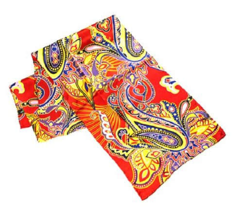 Red Paisley - Pangborn Design Scarf 11021