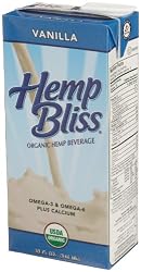 Manitoba Harvest Hemp Bliss Organic Hemp Beverage, Vanilla, 32-Ounce Cartons (Pack of 4)