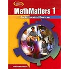 MathMatters 1: An Integrated Program, Student Edition by  McGraw-Hill