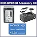 Sony DCR-DVD508 Camcorder Accessory Kit includes: SDM-109 Charger, T31764 Memory Card, SDNPFH70 Battery