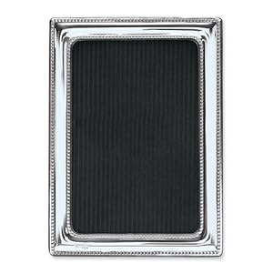 Sterling Silver Beaded 8x10 Photo Frame