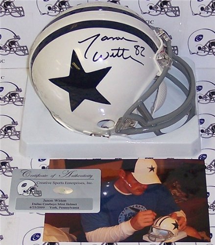 Jason Witten Autographed/Hand Signed Dallas Cowboys Mini Helmet