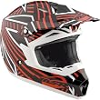 MSR Racing Assault Youth Boys MotoX Motorcycle Helmet - Black/Red