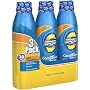 Coppertone Sport SPF 30 Continuous Spray Sunscreen - 3 Bottles, 6 oz Each