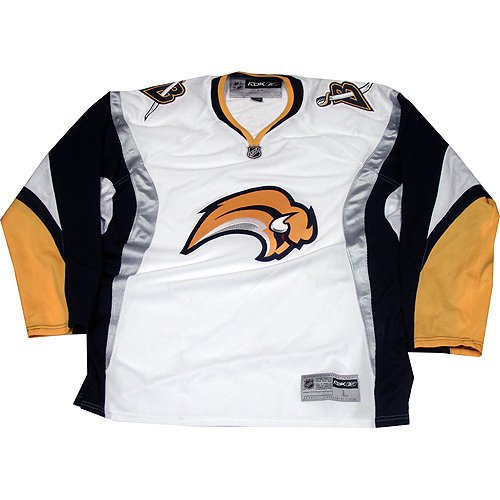 Steiner Sports NHL Buffalo Sabres Buffalo Sabres 07-08 Replica White Away Jersey