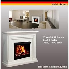 Gel Kamin / Gelkamin / Ethanolkamin - Berlin-Weiss - inkl. allem Zubeh�r