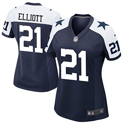 rc_Cowboys Womens Ezekiel_Elliott 21# White/Navy Dallas Jersey S