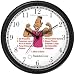 All of THE 7 HABITS #2 - Black Youth (Spanish Text) - Wall Clock from THE 7 HABITS - CLOCK COLLECTION by WatchBuddy Timepieces (Slate Blue Frame)