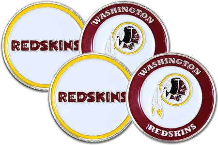 Washington Redskins Ball Marker Set