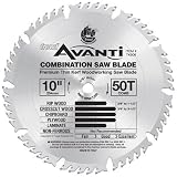 Freud TK906 Avanti 10-Inch 50 Tooth ATB Thin Kerf Combination Saw Blade