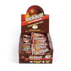 Kickbutt Amped Energy Ballz Cappuccino Kick, 28 (2-ball) Count Box