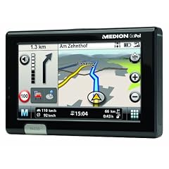 Medion GoPal E4235 WEU Navigationssystem (10,9 cm (4,3 Zoll) Display, Kartenmaterial Westeuropa, TMC, Text-to-Speech)