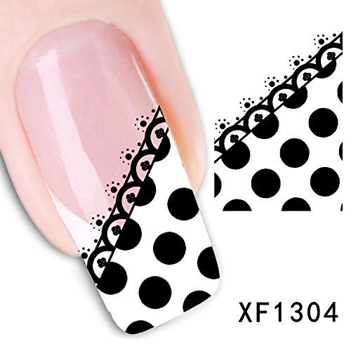 3D Nail Art Tips Stickers False Nail Design Manicure Decals Nail Art Water Nail Art Decal / Tattoo / Sticker by RayLinedo