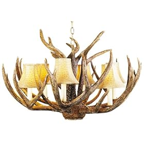 Dick Idol High Country Faux Antler Chandelier by Dick Idol