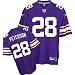 Reebok Minnesota Vikings Adrian Peterson Premier Alternate Jersey-Size: Extra Large