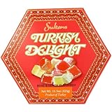 Sultan's Turkish Delight, Rose and Lemon Flavored, 11.5 Ounce Boxes