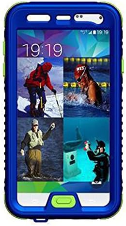 Cyber Digital Waterproof Dirt Snow Proof Shockproof Case Hard Cover For Samsung Galaxy S5 Navy