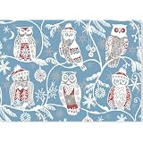Santa Owls Deluxed Boxed Holiday Cards (Christmas Cards, Holiday Cards, Greeting Cards)