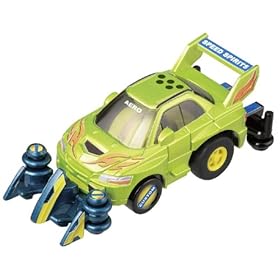 【クリックで詳細表示】チョロQ デッキシステム S-13 ランサーエボリューション9(グリーン)