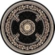 Traditional Area Rug, Home Dynamix Optimum 8' Round Black