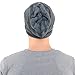 Stylish Mens Slouch Beanie Long Knit Cap Skull Hat Gray B734