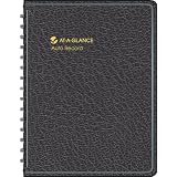 Auto Record Book, 3 3/4" x 6 1/8", Black, AAG8013505
