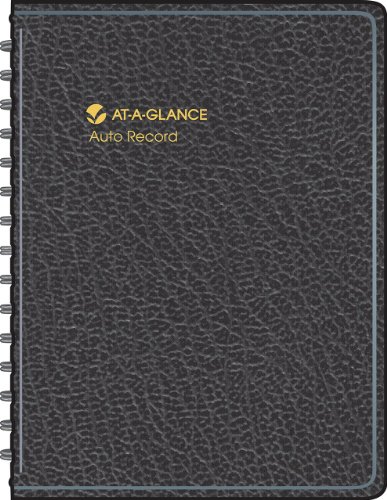 Auto Record Book, 3 3/4 x 6 1/8, Black, AAG8013505